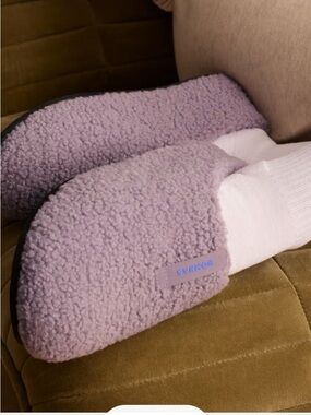 Bombas Women’s Sunday Slipper Allover Sherpa Dusty Purple 8.5/9 Cozy Comfort